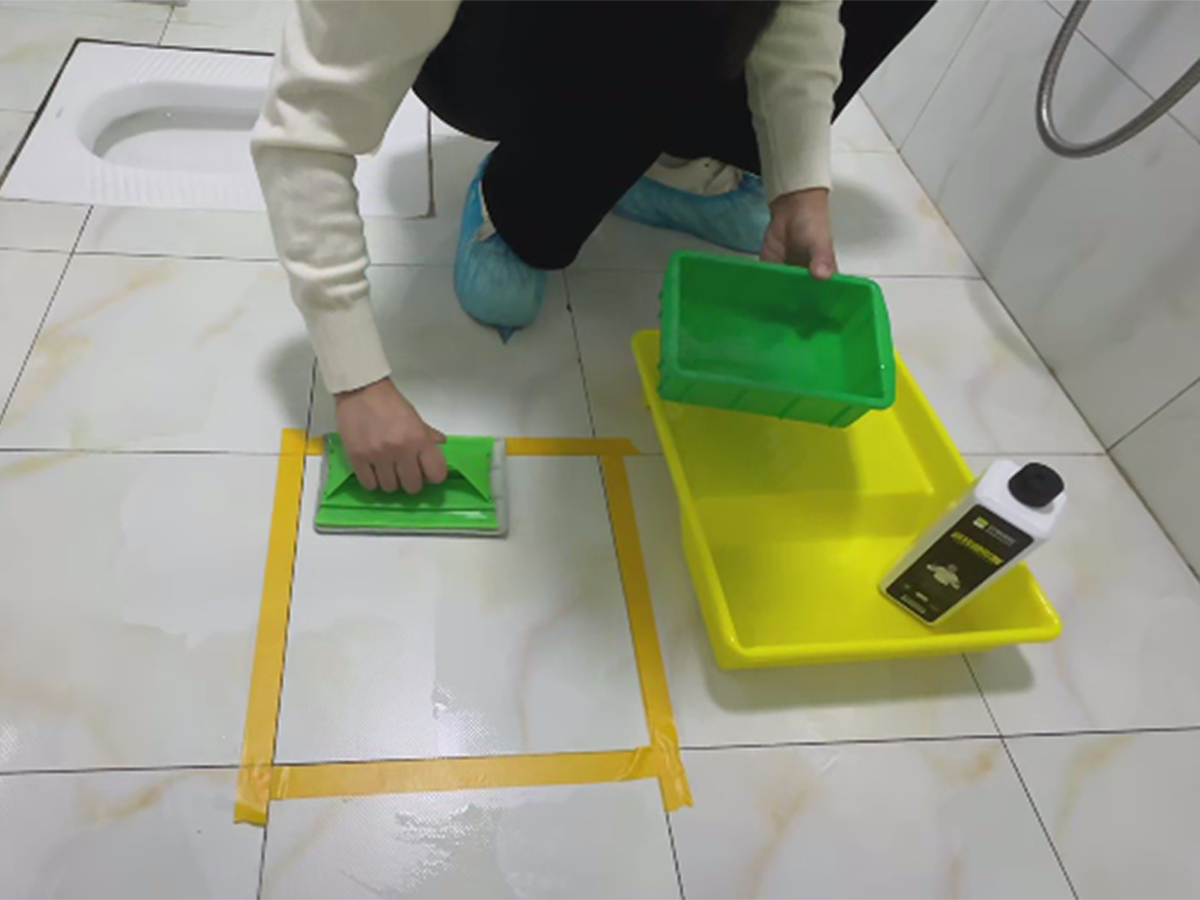 益阳银城大市场家庭防滑垫施工